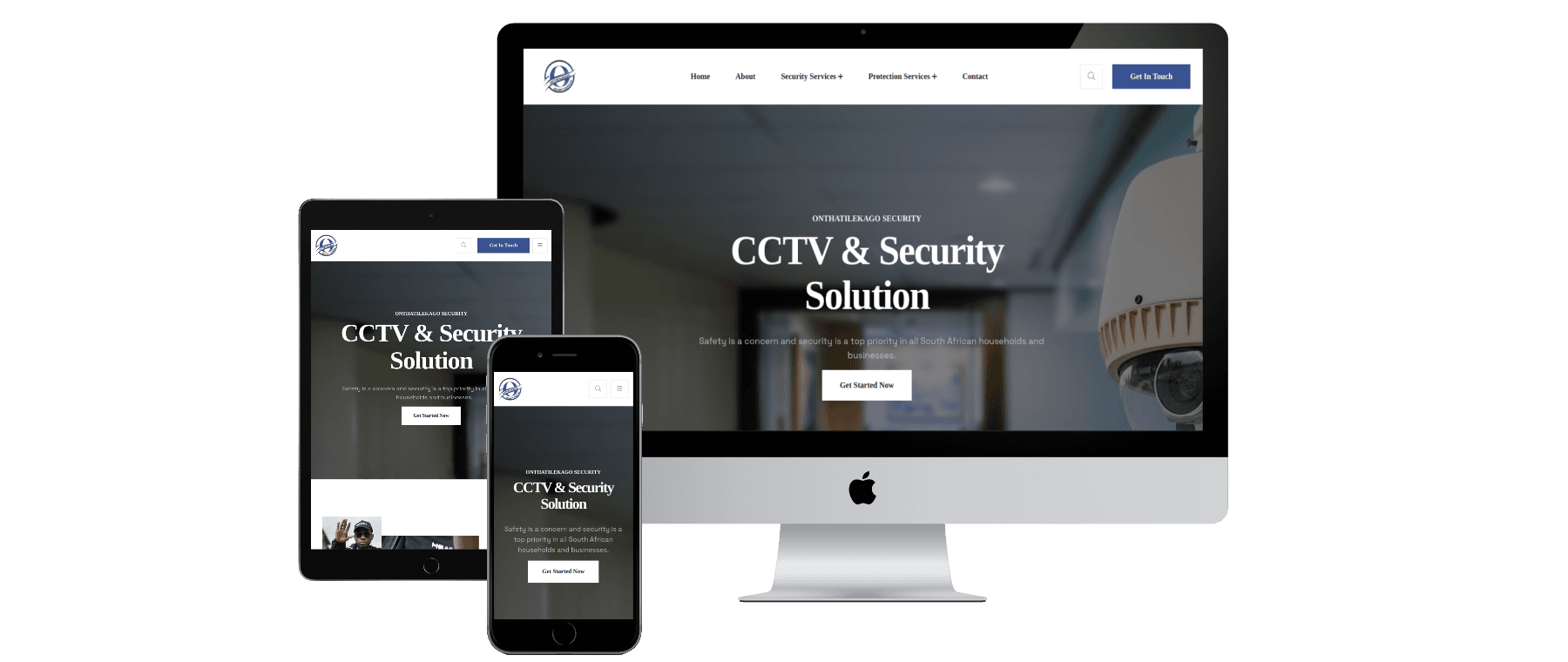 Onthatilekago Security — website design by Insly Host