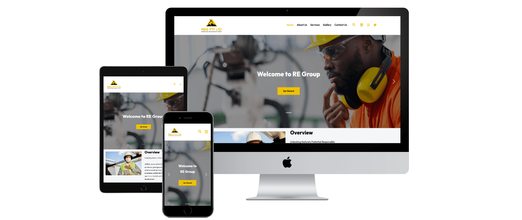 Re-Group — website design by Insly Host